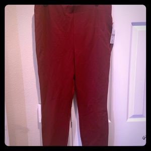 Plus size ankle length trousers